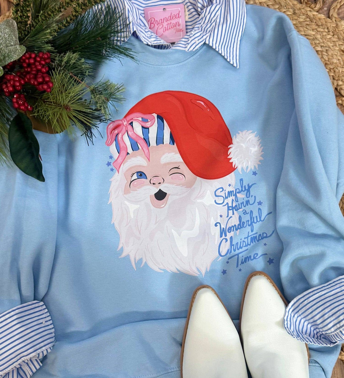 Simply Havin' Santa Sweatshirt